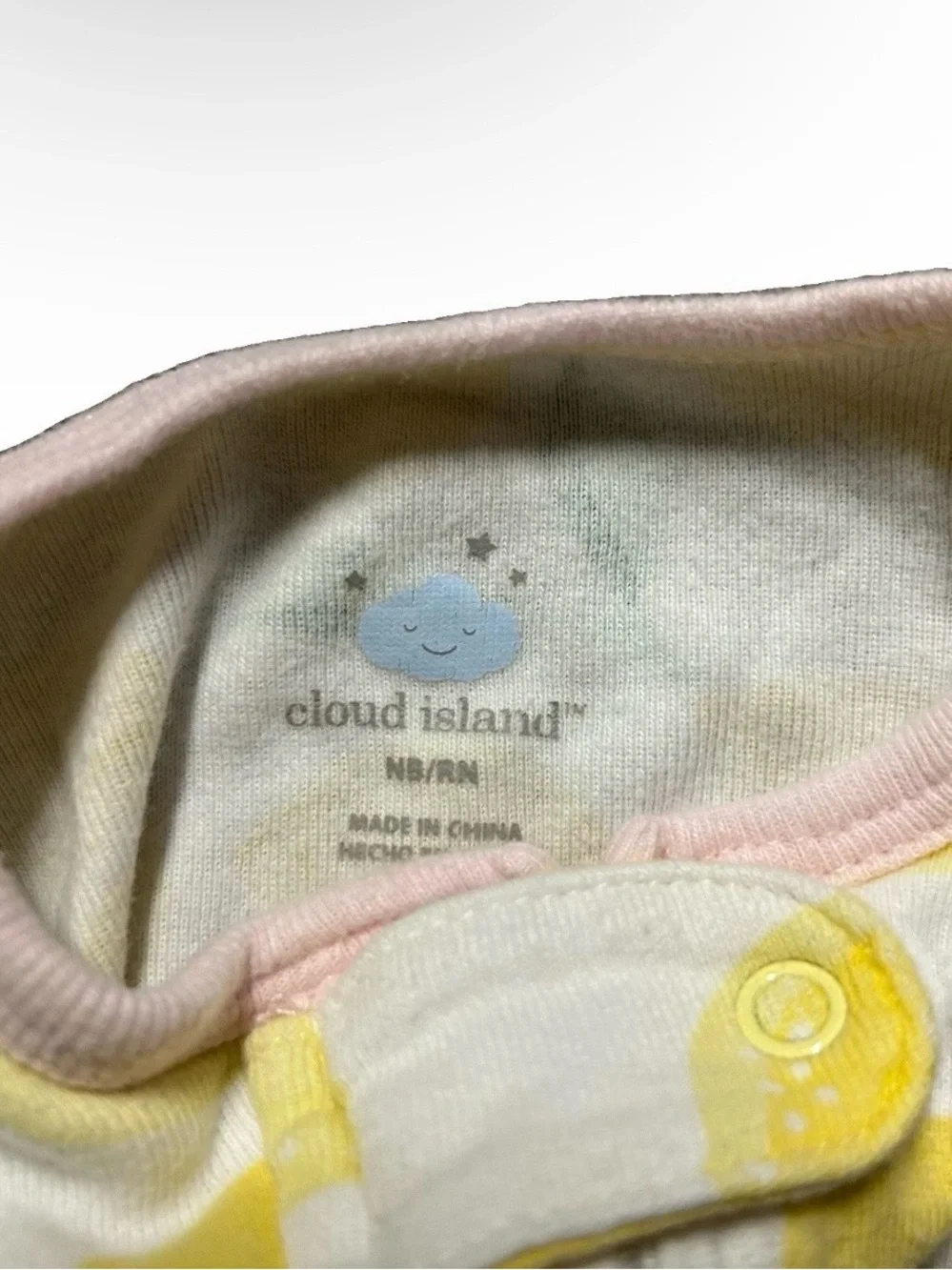 Baby Girl Footie Pajamas Fold Over Mittens 2 Way Zipper Size Newborn